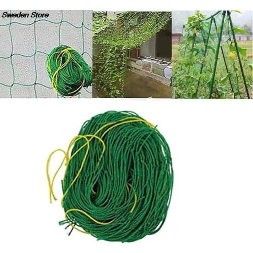 Climbing Bean Plant Nets Grow Fence 1.8x1.8M Garden Green Nylon Trellis Netting Support