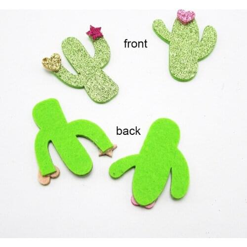 1.5*4.8cm Glitter tree with star Craft Clothes Sewing Supplies DIY Hair Clip Accessories