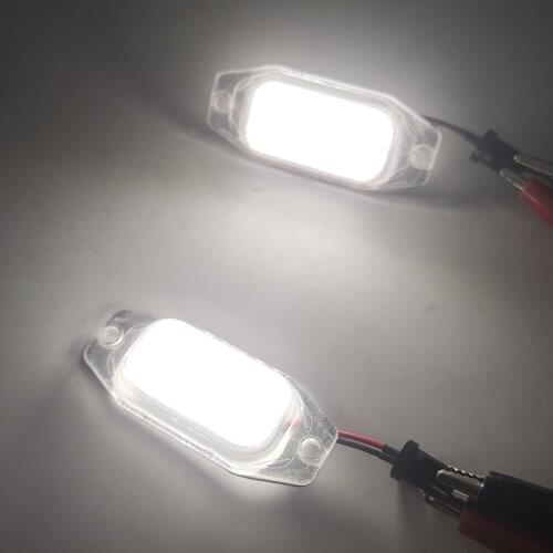1 Pair Led License Plate Lights For Toyota Land Cruiser Fj80 91-97 Lexus LX450 96-98 Prado 10-16 Number Plate Lamp Bulb