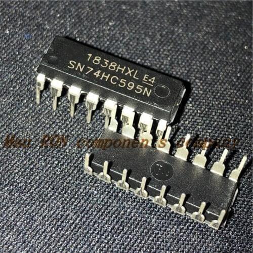 10PCS/LOT SN74HC595N SN74HC595 DIP16 DIP-16 74HC595N 74HC595 New original In Stock