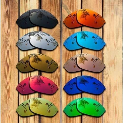 100% Precisely Cut Polarized Replacement Lenses for Half Jacket Sunglass - Many Colors