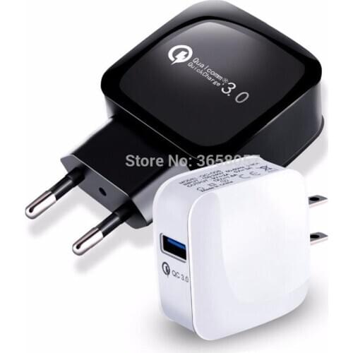 100pcs QC 3.0 Quick Fast Charging Travel Home AC To Phone USB Wall Charger Quick Charger 3.0 for iPhone for Samsung