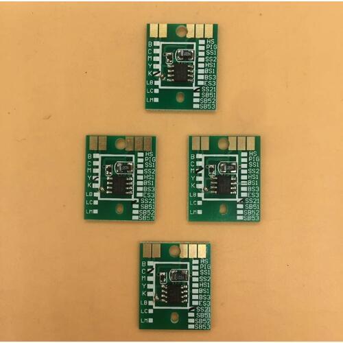 4PCS Mimaki JV33 BS3 ink Permanent chip For Mimaki JV300 JV150 JV33 printer DX5 BS3 4 color C M Y K ink cartridge chip