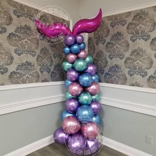 46pcs purple metal latex balloon romantic theme package wedding decoration baby birthday holiday party background decoration