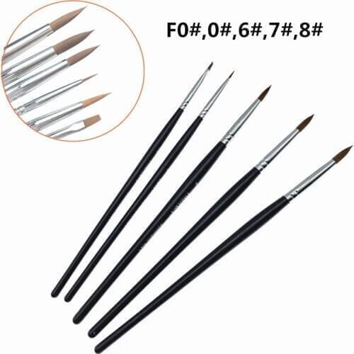 5PCS Dental Porcelain Brush Pen Dental Glaze Brush Pen Ceramic Brush Pen Dental Lab Equipment Dentist Tools