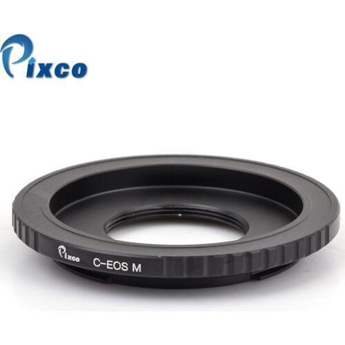 Pixco For 16mm C-EOSM Lens Adapter Suit For 16mm C Mount Film Lens to Suit for Canon EOS M Camera