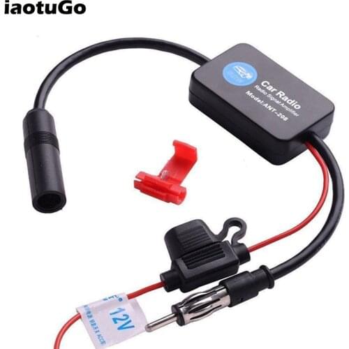 Car FM Radio Aerial Antenna Signal Reception Amp Amplifier Booster Car Accessories