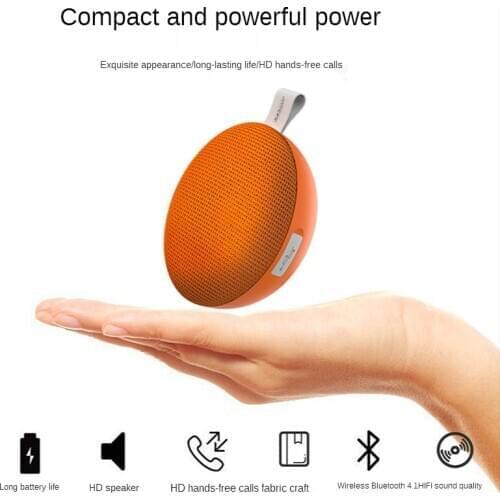 LEOYSS Bluetooth Speaker New Mini Portable High Volume Wireless Audio Fabric HIFI Bluetooth Speaker