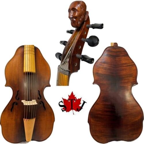 Baroque style SONG Brand Maestro 6 string 25 1/2" viola da gamba,viol #11071