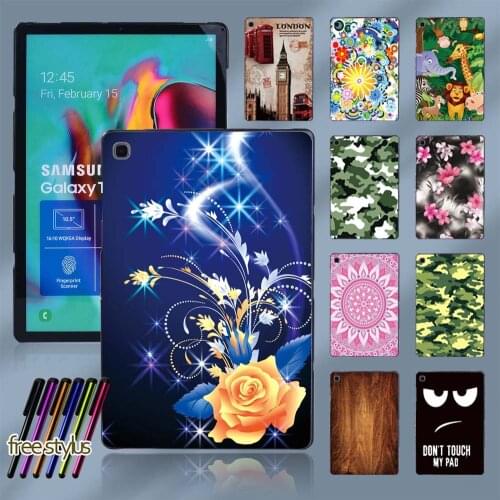 For Samsung Galaxy Tab A7 10.4"/Tab S7/s4/s6/Tab A 8.0/Tab S6 Lite P610/Tab A 10.1"/Tab S5e T720/ Tablet Back Shell+Stylus