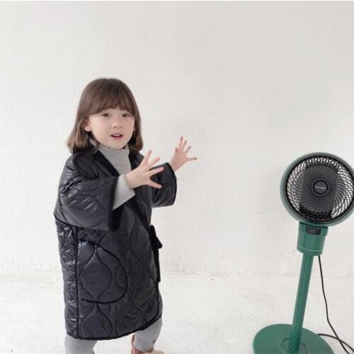 Girls Babys Kids Down Jacket Coat 2021 Navy Blue Warm White Duck Down Thicken Winter Autumn Outerwear Hooded Childrens Clothin