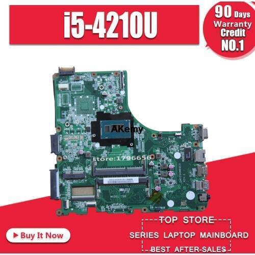 For Acer V3-472 E5-471 E5-471G V3-472P Laptop motherboard DA0ZQ0MB6E0 with i5-4210U CPU Onboard 100% fully tested work perfect