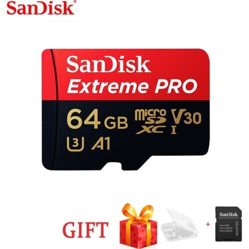 Extreme Pro SanDisk 1T 256G 128GB 64GB 32G 512G microSDXC UHS-I TF Memory Card microSD Cards 170MB/s Class10 U3 With SD Adapter