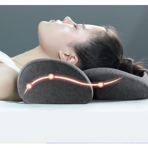 GY Cervical Traction Pillow Neck Protection Improve Sleeping Memory round Pillow Neck Hump Bed