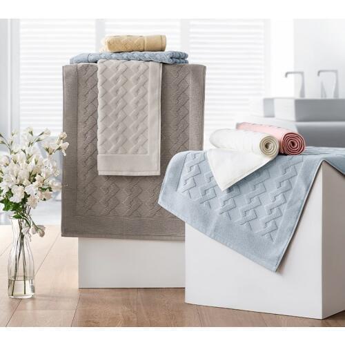 45*75cm/50*80cm Hotel floor towel bathroom mat Floor door Mat bathroom absorbent cotton mat home machine washable