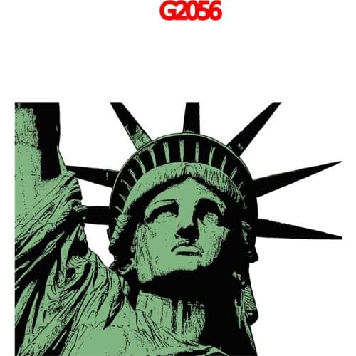 Colorful Statue of Liberty Auto Sticker Car Both Body Stickers Decal Car WrapPVC Film Automobiles Products Car Accessories