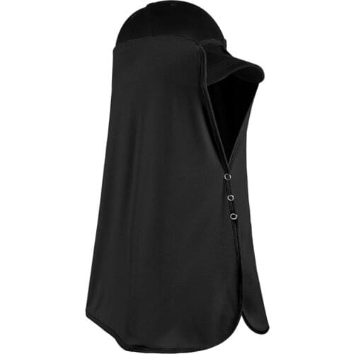 Summer Outdoor Sunshade Neck Flap Hats Quick Dry Breathable Sun Protection Ice Silk Fishing Hats Moisture-absorbing Cap