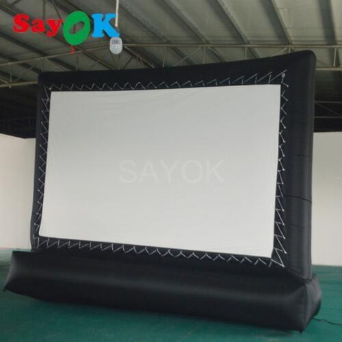 Free shipping cheap small inflatable movie screen inflatable projection screen inflatable film screen
