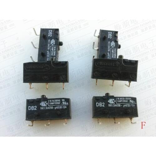 Free freight German light touch switch DB2 micro switch 3 foot bent column foot dust waterproof switch with DB2