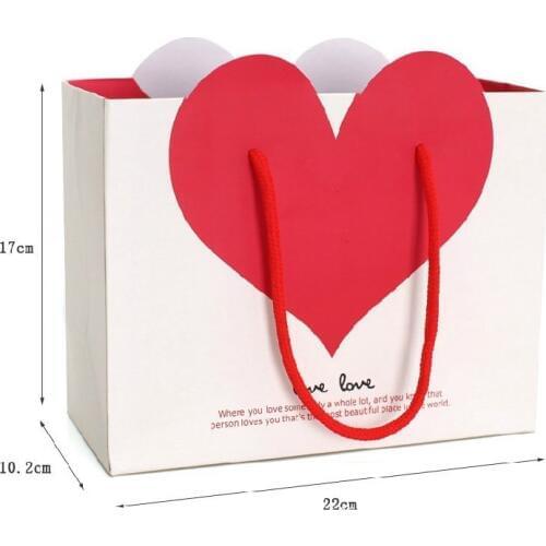 2018 New Festival gift bag for Gifts Jewelry Wedding Birthday Party High Quality Christmas Event Party Lovely Cute Paper Bags