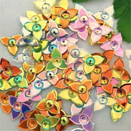 500pcs 16mm Multi-shaped Glitter Confetti Colorful Sequins for DIY Crafts Party Decoration