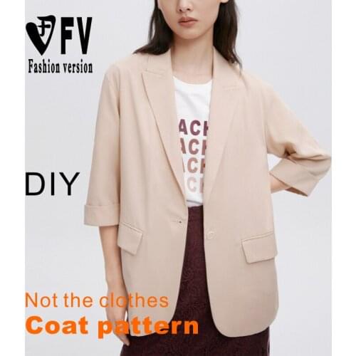 Pattern Making Womens Suit Jacket Clothes Sewing Structure Drawing 1:1 Garment Pattern BWT-117