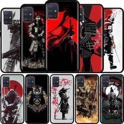 Japanese Samurai Case for Samsung Galaxy A71 A51 5G A21s M31 M30s A91 A41 A31 A21 A11 M51 M21 Tpu Phone Funda Capas