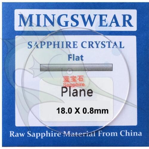 2pcs/lot 0.8mm 15mm~20.5mm Round Flat Saphire Watch Glass Parts Replacement Women Ladys Watch Glass Crystal for Watchmakers