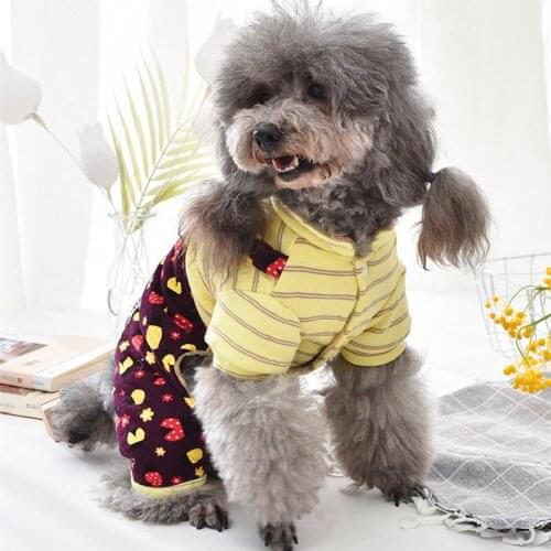 Winter Dog Clothing Full Body Warm Dog Jumpsuit Outfit Puppy Apparel Yorkies Bichon Pomeranian Poodle Chihuahua Suit Cat Garment