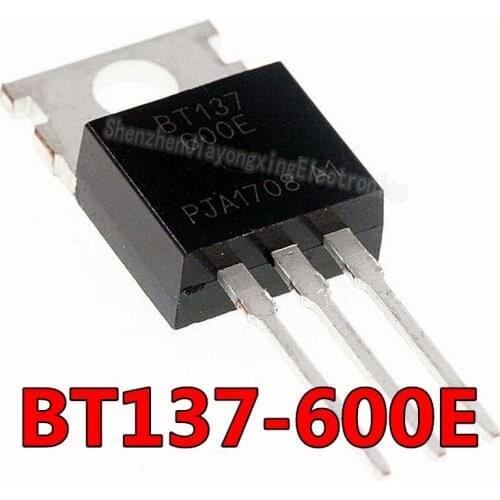 10pcs BT137-600E TO220 BT137-600 TO-220 BT137 137-600 137-600E Triacs sensitive gate 8A/600V new and original