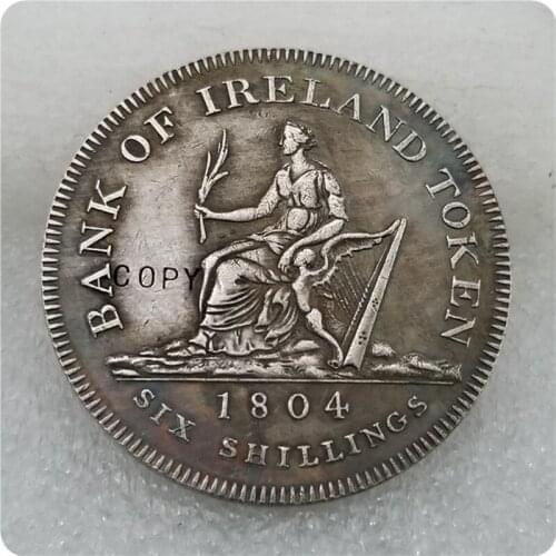 1804 Ireland Bank Dollar 6 Shillings COPY coin