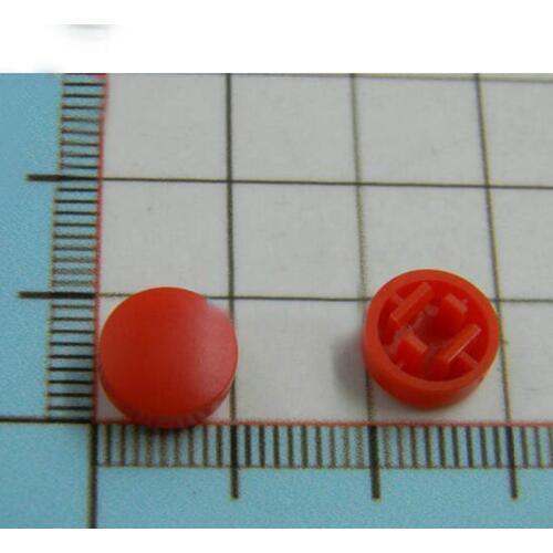 200pcs A25 10mm red tactile button cap for 12*12*7.3mm light touch switch caps cover wholesale price
