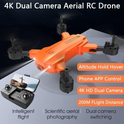 4K Dual Camera Switch Remote Control Drone Altitude Hold Hover Gesture Control APP-RC 5G WIFI Transmission Folding RC Quadcopter