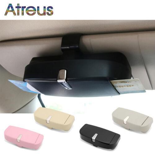Car Glasses Box Card Holder For MG Subaru Impreza XV Hyundai Solaris tucson I30 IX25 creta Kia Rio 2 3 4 Ceed Sportage 2018 2019