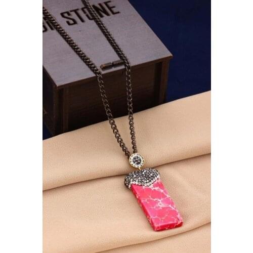 DR Stone Natural Stone Women Varisit Necklace 20 AR376 123161331