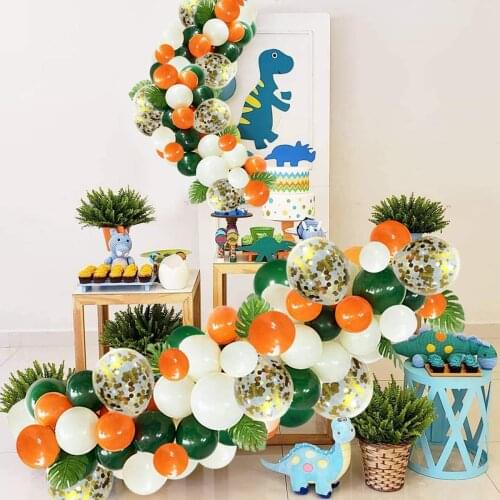 Jungle party baby birthday balloon garland arch set boy girl party decoration baby shower decoration