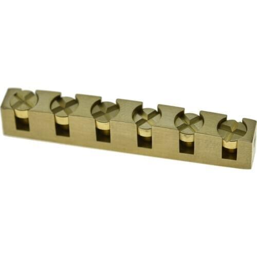KAISH 43mm Height Adjustable Brass Guitar Nut for Gibson Les Paul or LP SG Electric Guitar