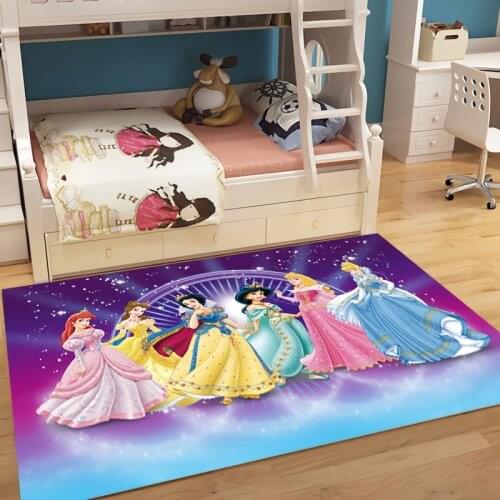 Cartoon Child Princess 80x160cm Kids Playmat Printed Carpets for Living Room Bedroom Area Rug Kids Room Play Crawl Floor Mat