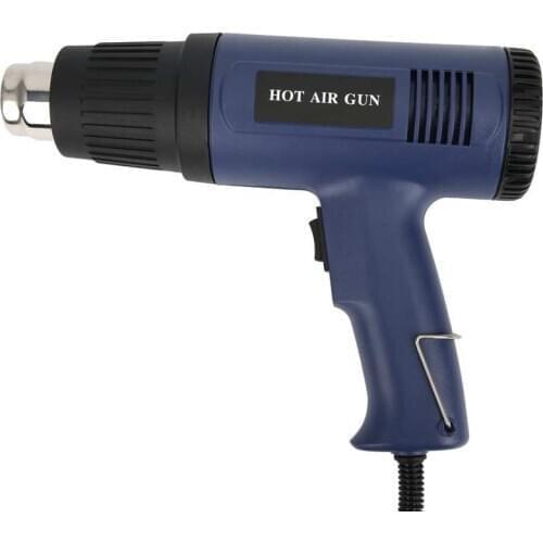 L-986A Hot Air Gun Rear Cover Stepless Heat Temperature Adjustment 1600W UK Plug 220V