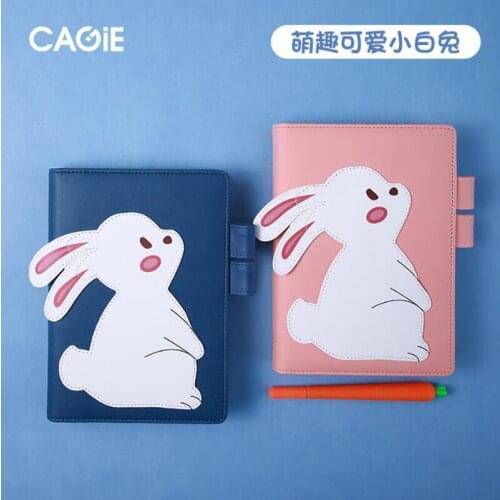 Cute Rabbit Schedule Note Book 2021 B6 Organizer Agenda Planner Student Day Plan Diary With Gift Pen
