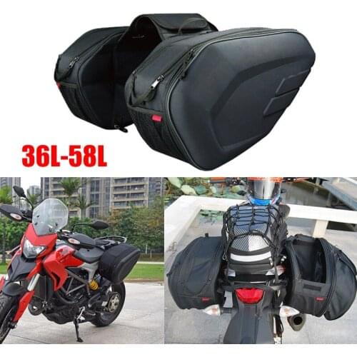 Motorcycle bag Waterproof Saddle bag Racing Race Moto Helmet Travel Bags Suitcase Saddlebags Luggage Motor Cover Motorbike