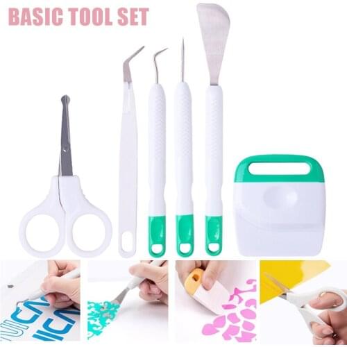 DIY Cardstock Crafting Basic Tools Kit Craft Vinyl Weeding Tools Set Silhouette Embossed Wording Tool For Cricut Maker Silhouett