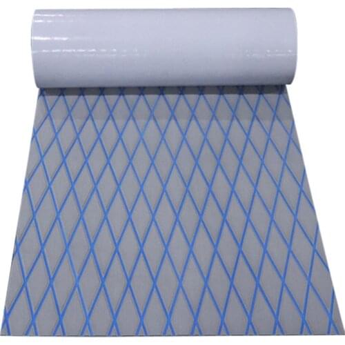 EVA Foam Faux Teak Boat Decking Sheet Non-Skid Self-Adhesive Sea Deck Marine Yacht RV Boat Flooring Mat Gray