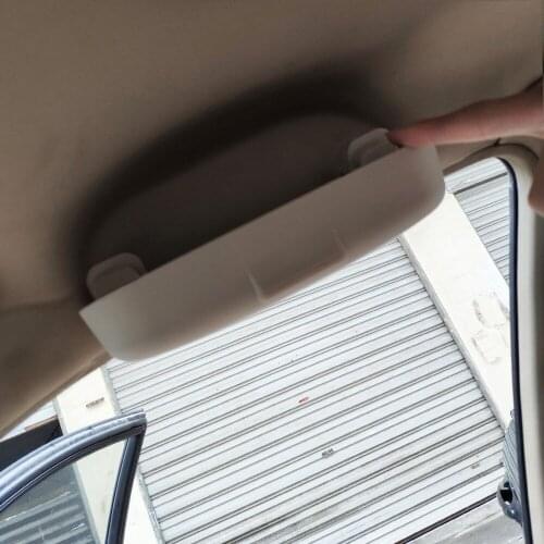 New Two Colors Car Glass Box Glasses Storage Box Case for Mitsubishi Lancer EX ASX RVR Outlander Sport Pajero Car Accessories