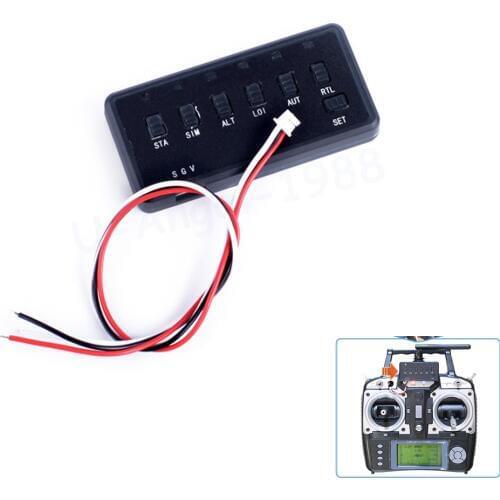 New X-ROCK 6CH Flight Mode Switcher For APM Pix Pixhawk Pixhack Support Futaba Frsky Saitek