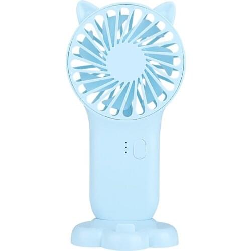 Handheld Fan Portable 800mah Rechargeable Fan 3 Speed Setting USB Charging For Home Office Travel And Outdoor