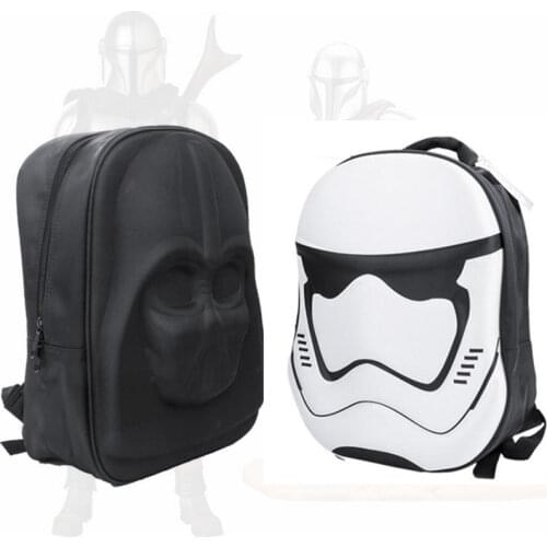 17 Inch The Mandalorian Backpack for Men Boy Baby Yoda 3D Cartoon Fashion Laptop Bag Outdoor Traveling Backpack Unisex Xmas Gift