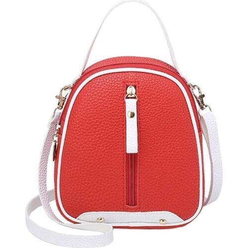 10PCS / LOT PU Leather Womens Backpack Small Shoulder Bags for Women Multi-function Female Mini Crossbody Bag Girl