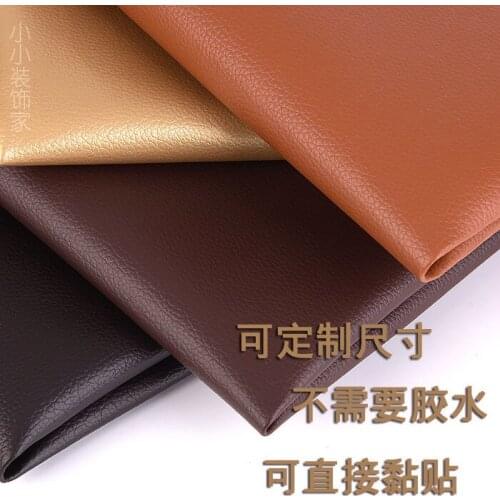 137cmx50cm Thicken Back Glue Self-adhesive Leather DIY Sofa Repair Soft Hard Bag Decoration Furniture Car Interior Refurbishment