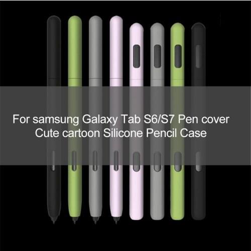 Silicone Protective Case for Samsung Galaxy Tab S6 Lite S7 Pen Cute Protect Cover Stylus Pencil Soft Full Encirclement Cases